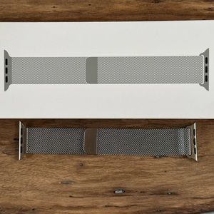Authentic Apple Watch Silver Stainless Steel Milanese Loop 41MM